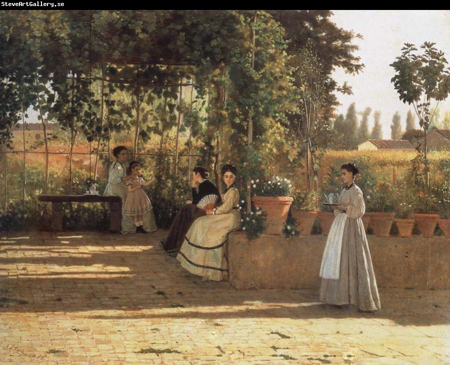 Silvestro lega In the wine bower